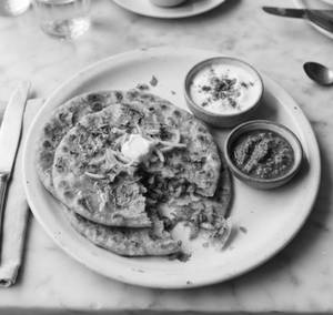 Onion Paratha.