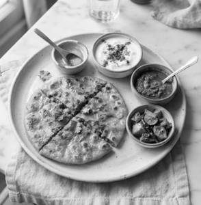 Aloo Matar Paratha