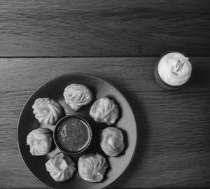 Veg fried momos [8 piece]