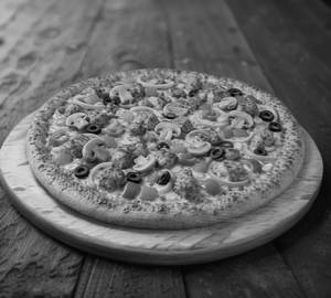 Ob cheese mushroom pizza
