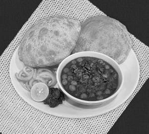 Chole Bhature [2 Bhature]
