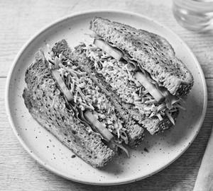 Creamy Veg Coleslaw Sandwich