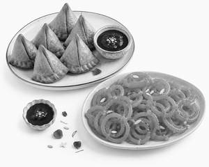 Samosa Jalebi Combo