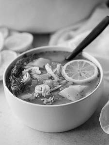 Chicken Lemon Coriander Soup