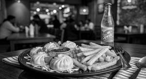 Veg Momo 4 Pcs + French Fries + Sprite 250ml