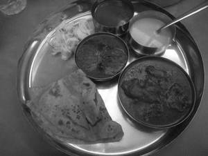 Special Chicken Masala Thali