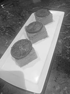 Orange Juice Cake Square