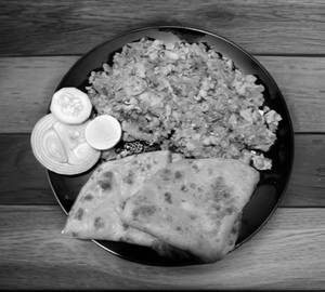 Egg Bhurji + 2 Paratha