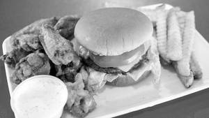 Chicken Burger+wing Pc+drink