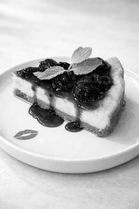 Cold Blueberry Cheesecake