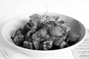 Chilli Basil Mushrooms Gravy