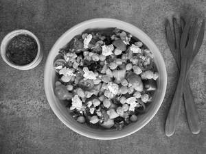 Mediterranean Chickpea & Feta Salad