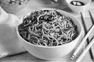 Mushroom noodles