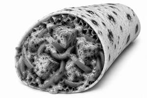 Paneer Peri Peri Wrap
