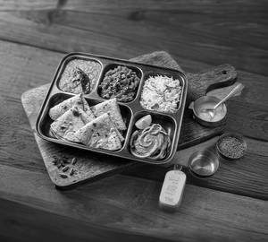 Bharta yellow dal thali