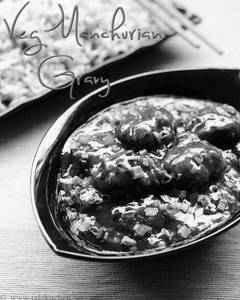 Veg Manchuriyan Grevi