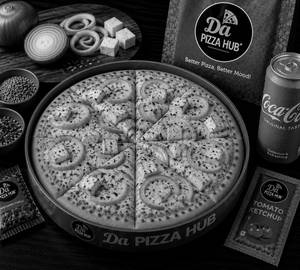 Paneer And Onion Veg Double Pizza (7 Inches) And Mini Coke