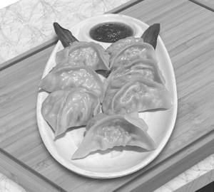 Pork Momo Steam (3Pieces)With Soup