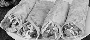 Egg Paneer Cheese Roll