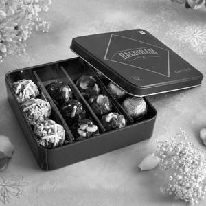 Purple Dryfruit Laddu Box