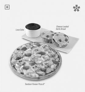 Tandoori Paneer Pizza 8"+cheese Loaded Garlic Bread 2 Pcs+ Lava Cake