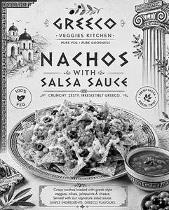 Nachos With Salsa Sauce