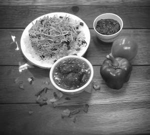 Veg Triple Fried Rice (No Colour )