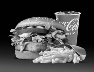 Spicy Paneer Burger Meal