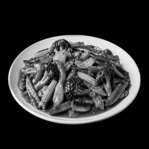 Asian vegetables in a choice of sauce