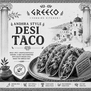 Andhra Style Desi Taco