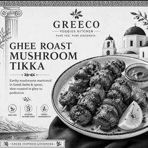 Ghee Roast Mushroom Tikka