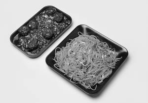 Veg Chowmein With Veg Manchurian (650 Ml)