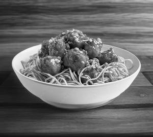 Veg Manchurian Noodles Bowl