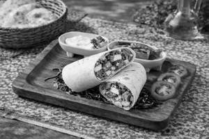 Crispy Halloumi Wrap 