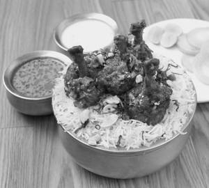 Chicken Lollipop Biryani