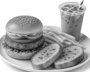 Aloo Tikki Burger Combo