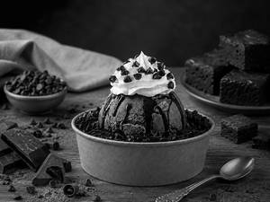 Choco Brownie Ice Cream Cake Bowl - (225 Gms)