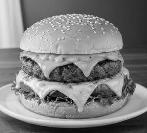 Grilled Cheese Aloo Tikki Burger