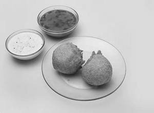 Potato Vada Sambar