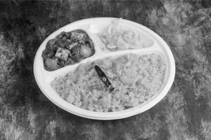Basanti Pulao + Kadai Pnaeer