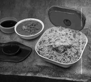 Chicken triple schezwan fried rice