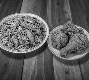 1 Chicken Chow + 1 Crispy Chicken
