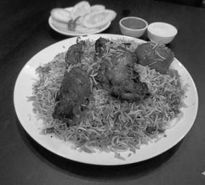  chicken biryani [2 pis chicken]