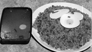 Egg triple schezwan fried rice