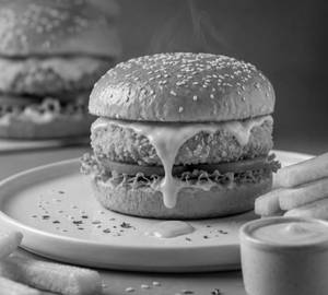 Special Tandoori Veg Patty Burger