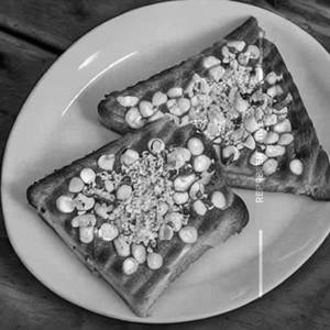 Cheesy Corn Toast