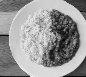 Arshar Dal Tadka With Rice [250 Gm, Serve 1]