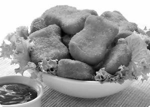 Crispy chicken nuggets