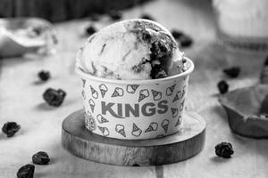 Blueberry ice cream