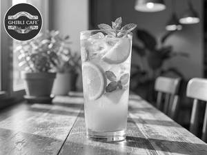 Orange mint mojito